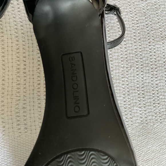 Bandolino Black Stiletto Heels with Minimalist Straps - Picture 7 of 10